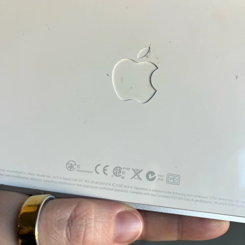 Apple Wireless Keyboard A1314 Bluetooth Aluminum Mac iMac QWERTY US Layout